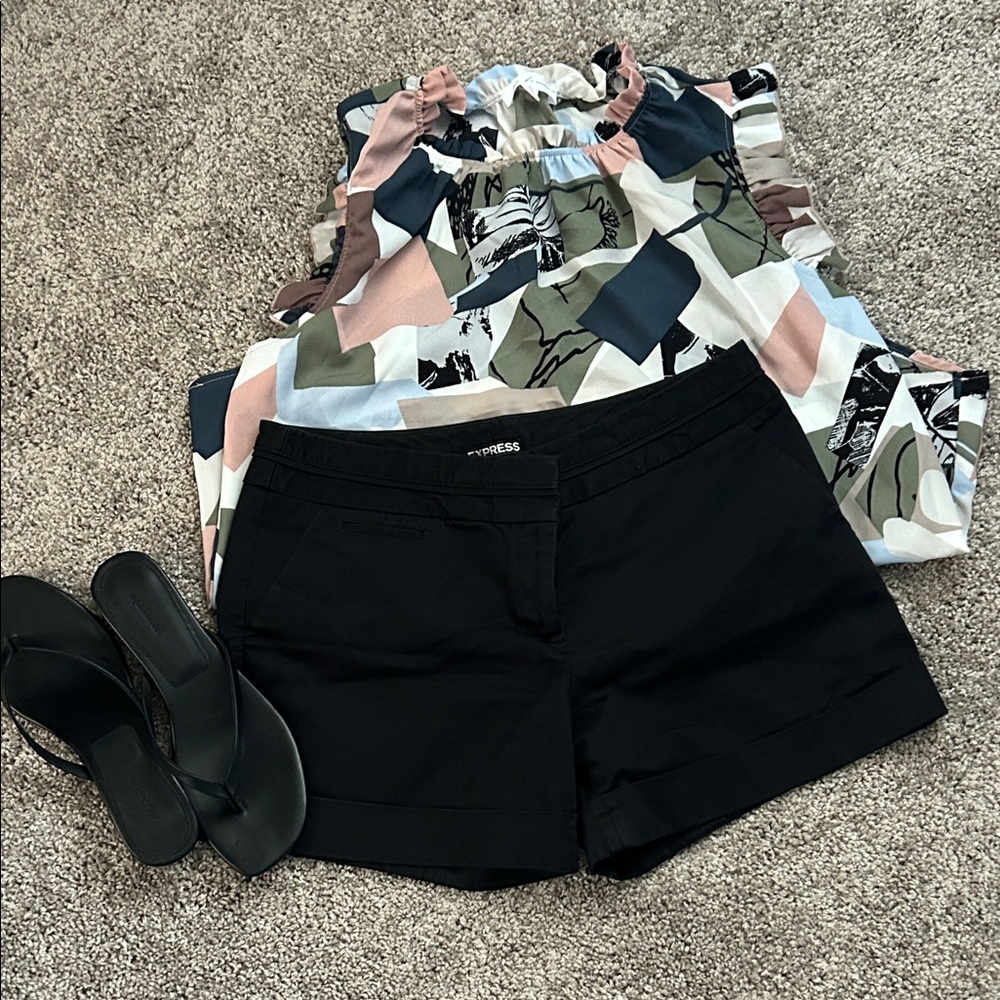 Express Black Dress Shorts